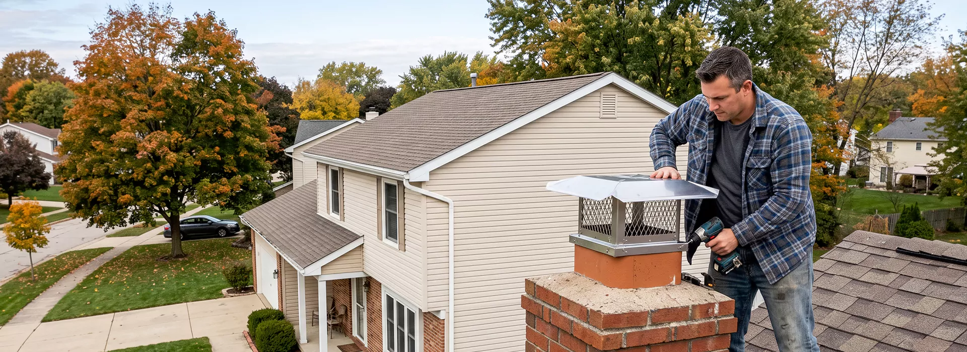 Chimney Cover Installation Kyle, TX