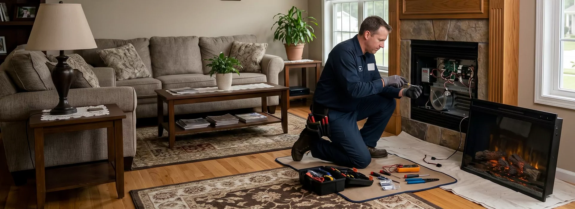 Electric Fireplace Repair in Kyle, TX