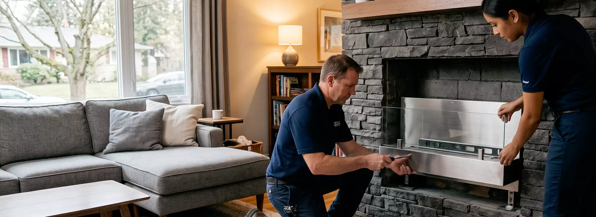 Ethanol Fireplace Installation in Kyle, TX