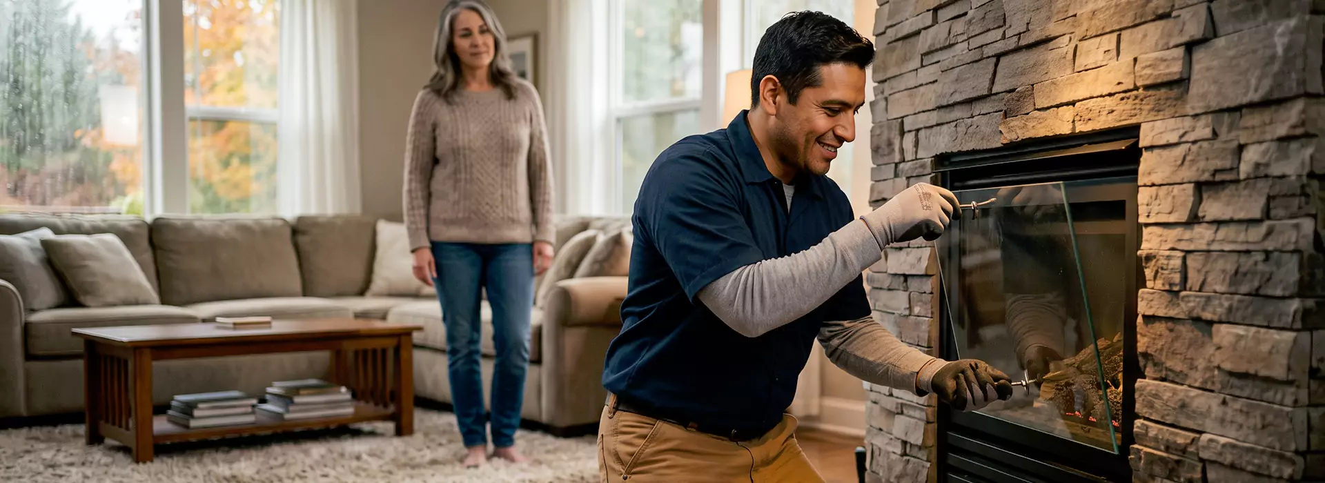 Fireplace Glass Replacement in Kyle, TX