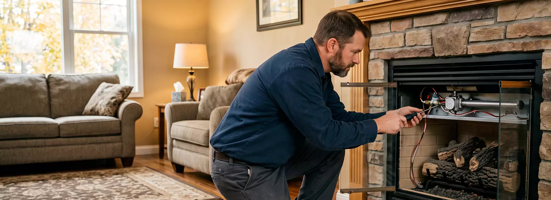 Propane Fireplace Repair in Kyle, TX
