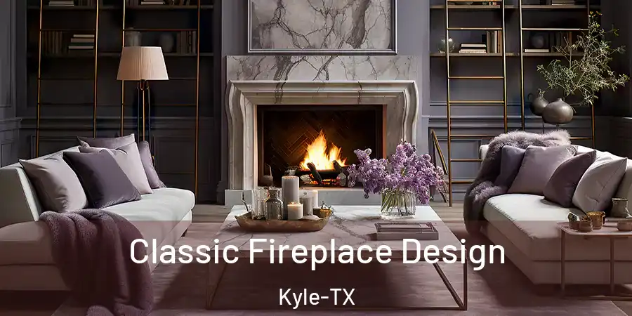 Classic Fireplace Design Kyle-TX