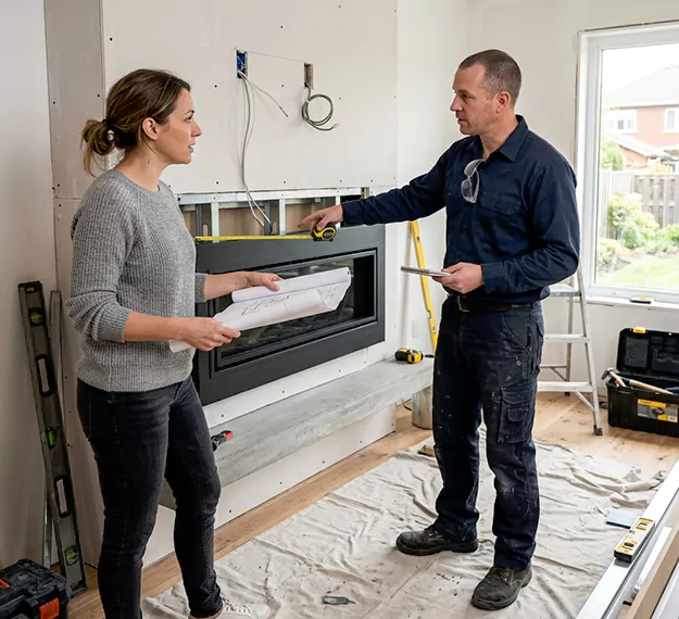 Why Kyle Homeowners Choose Our Floating Fireplace Installation Team?