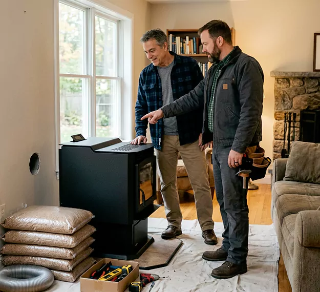 Why Kyle Homeowners Choose Our Pellet Fireplace Installation Team?