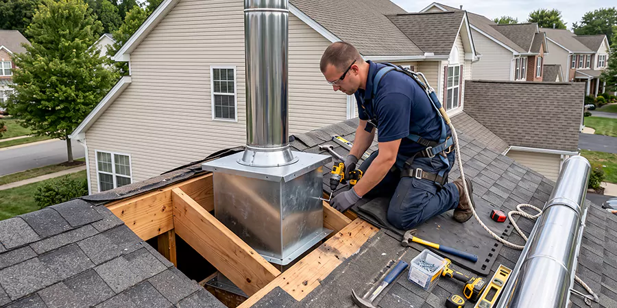 Chimney Support Box Installation Kyle