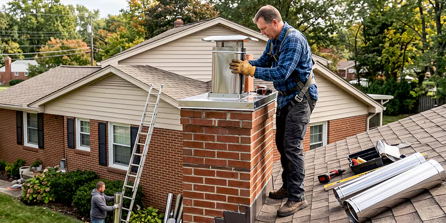 Chimney Flue Installation Kyle