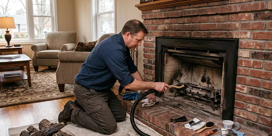 Gas Fireplace Restoration Kyle