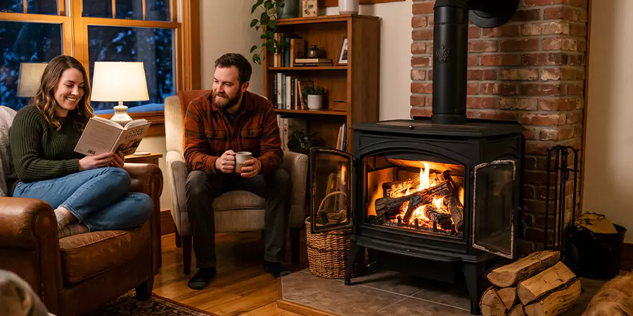 Faux and Fake Wood Burning Stove Logs Kyle