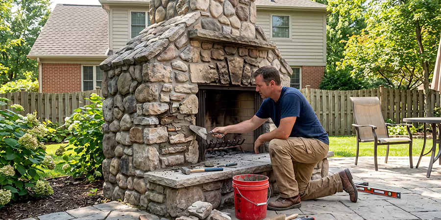 Outdoor Fireplace Repair Kyle