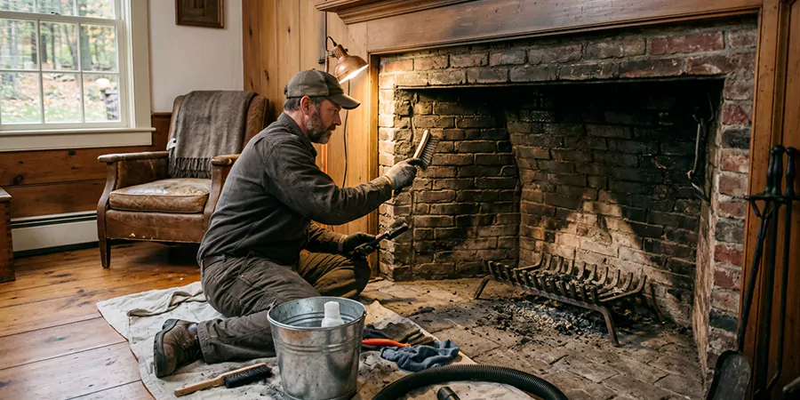 Inglenook and Coal Burning Fireplace Restoration Kyle