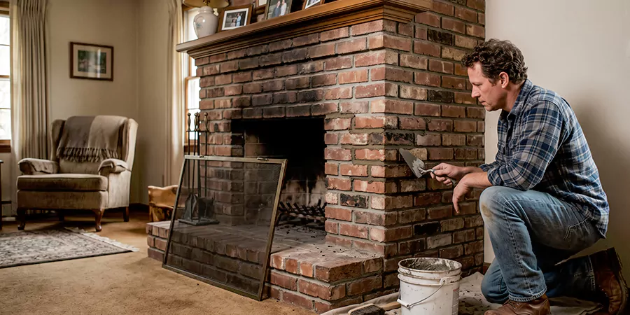 Old Fireplace Safety Repair Kyle